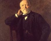 西奥博德 沙特朗 : Portrait of Andrew Carnegie